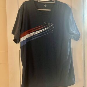 Men's Navy Graphic T-Shirt